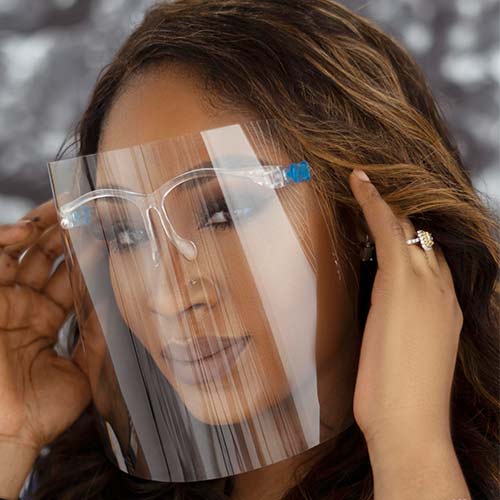 Face Shield With Frames